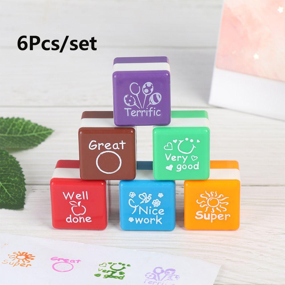 Kindergarten Very Good Nice Work Reward Kids Encouraget Stamp Teachers Supplies Praise Phrase
