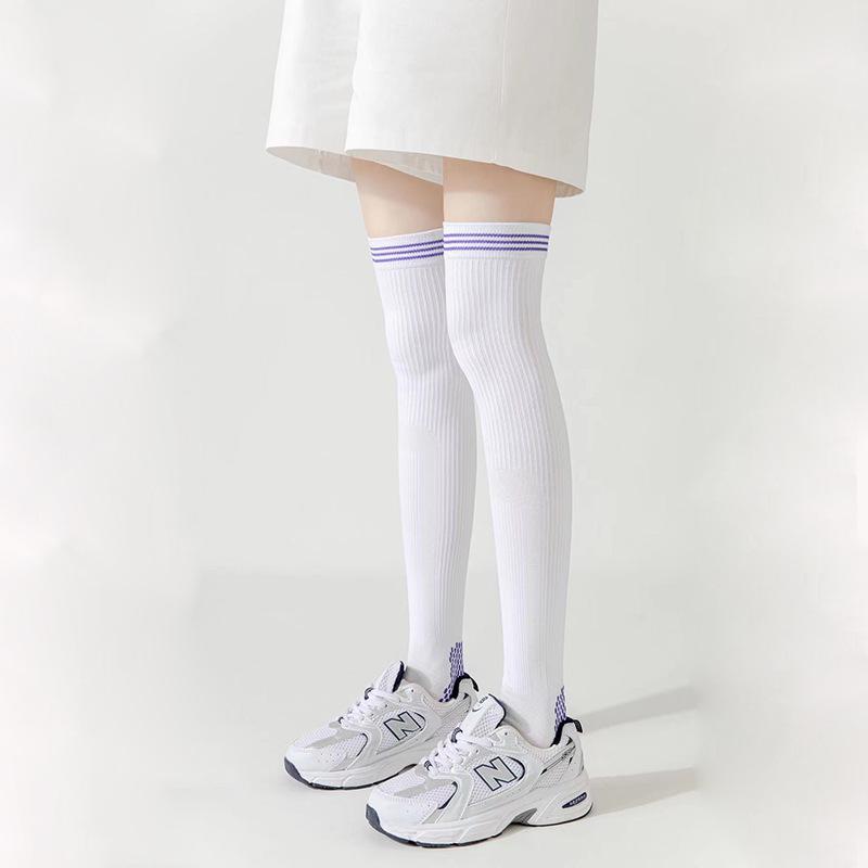 Women's Over-The-Knee Compression Socks for Running, Cycling, Marathon, Fitness, and Yoga - Slimming Leg Support.