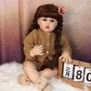 24-дюймовые куклы Reborn, тканевое тело, милые пальчиковые игрушки Bebe Reborn, игрушки для раннего образования, подарки на день рождения для детей