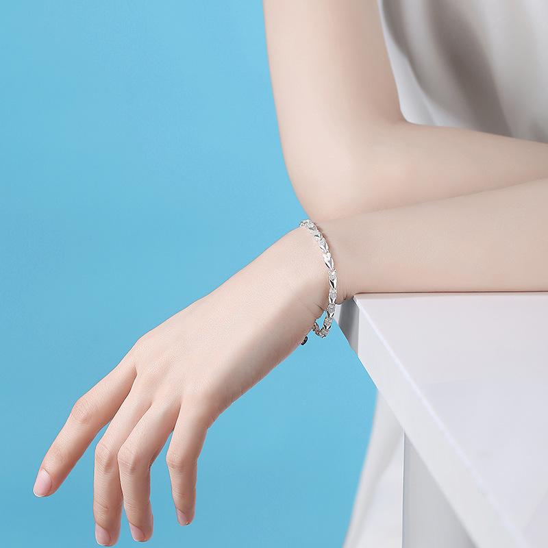 Изящные браслеты из стерлингового серебра 925 пробы с сердцем и клевером для женщин, ювелирные изделия для свадебной вечеринки, модные благородные рождественские подарки