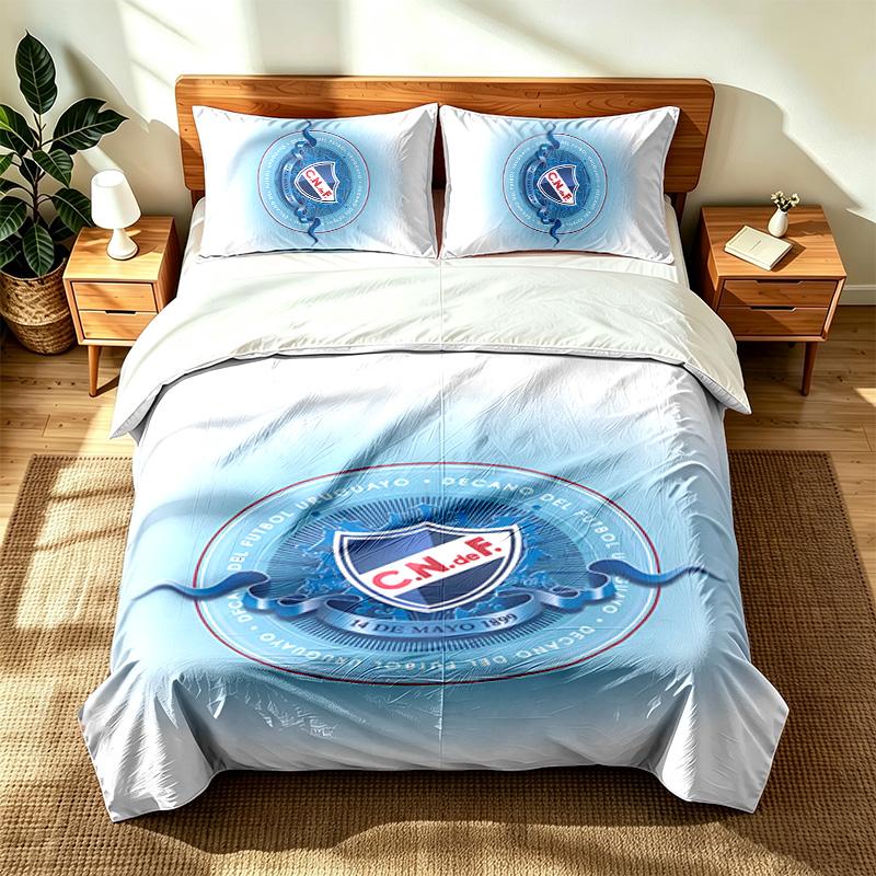 Club Nacional (14) 3pc set suitable for master bedrooms soft and comfortable an ideal gift for family and friends Includes one duvet cover and two pil