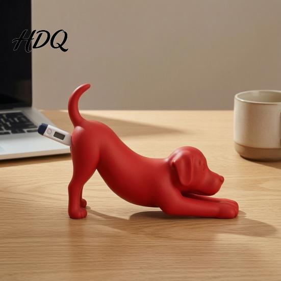 Декорация для стола в ветеринарной клинике 3D-печатный держатель для ветеринарного термометра Кот Собака Цифровой Декоративный Держатель Стойка Электронный для Монитора Температуры