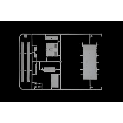 PLATZ Italeri 1/35 Scale WWII Italian Carlo Armato M14/40 Serie I Tank with Infantry Figure, Plastic Model Kit IT6543 (Tank)