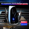 2024 Magic Q95 Автомобильный держатель для мобильного телефона с беспроводной зарядкой 15 Вт Индукционный открывающийся и закрывающийся держатель для автомобильной навигации Принадлежности для крепления автомобильных устройств