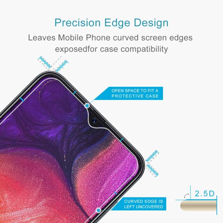 Закаленное стекло 9H 2.5D толщиной 0,26 мм для Galaxy A30/A50/M30/A20
