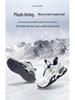 2025 Kids' Waterproof Fleece-Lined Running Shoes: Lightweight, Warm Cotton, Leather Surface for Boys & Girls