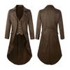 Slim-Fit Tuxedo Jacket Lapel Long-Sleeved Retro Dress Jacket Medieval Style Suit Jacket Festive Parties Wear