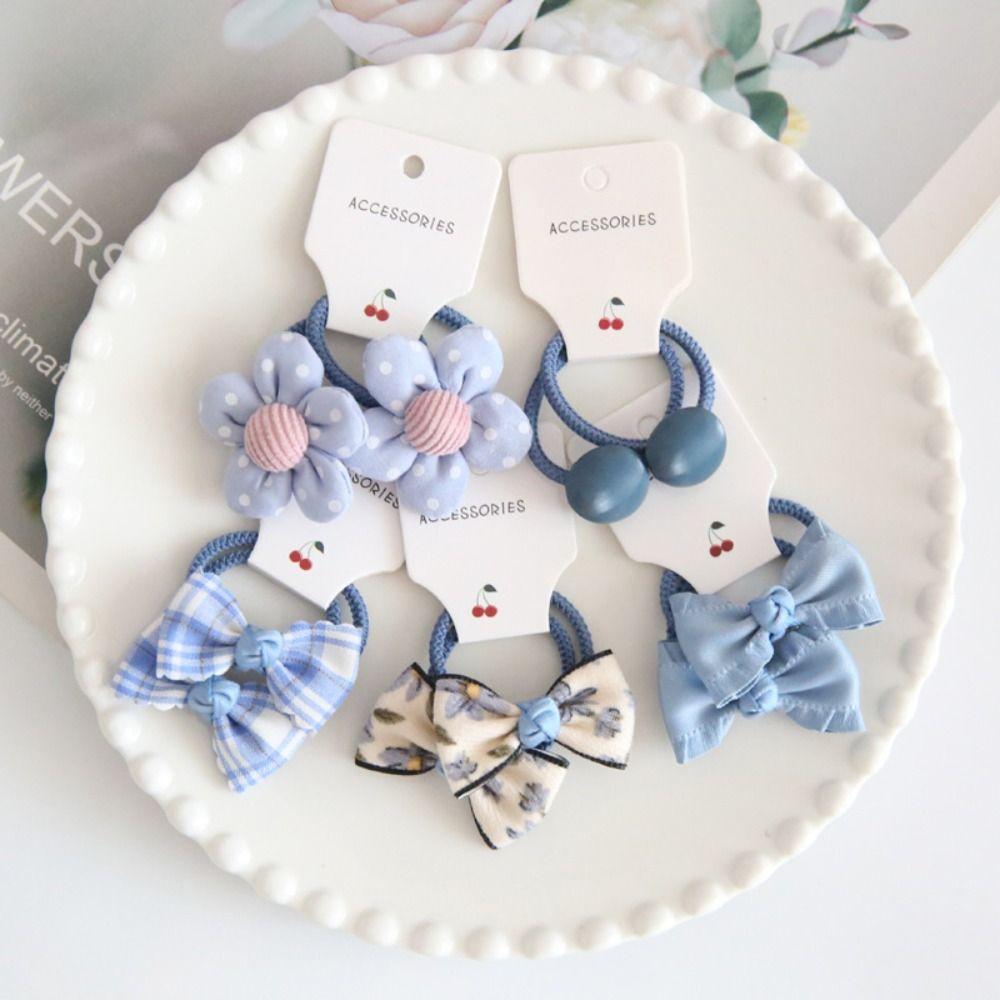 10 шт. милые резинки для волос бант детские резинки для волос для девочек эластичная резинка