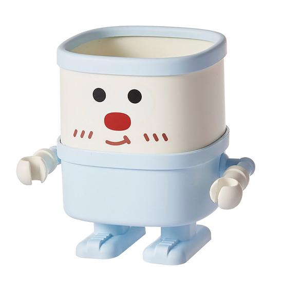 Настольный держатель для ручек, мультяшный стаканчик для хранения карандашей, многофункциональный органайзер для кистей для макияжа для домашнего офиса, школы, класса