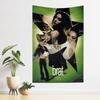 Brat Music Album CCharli Singer Xcx Tapestry Room Decor Wall Cloth Party Hanging Background Room Decor Baby Room