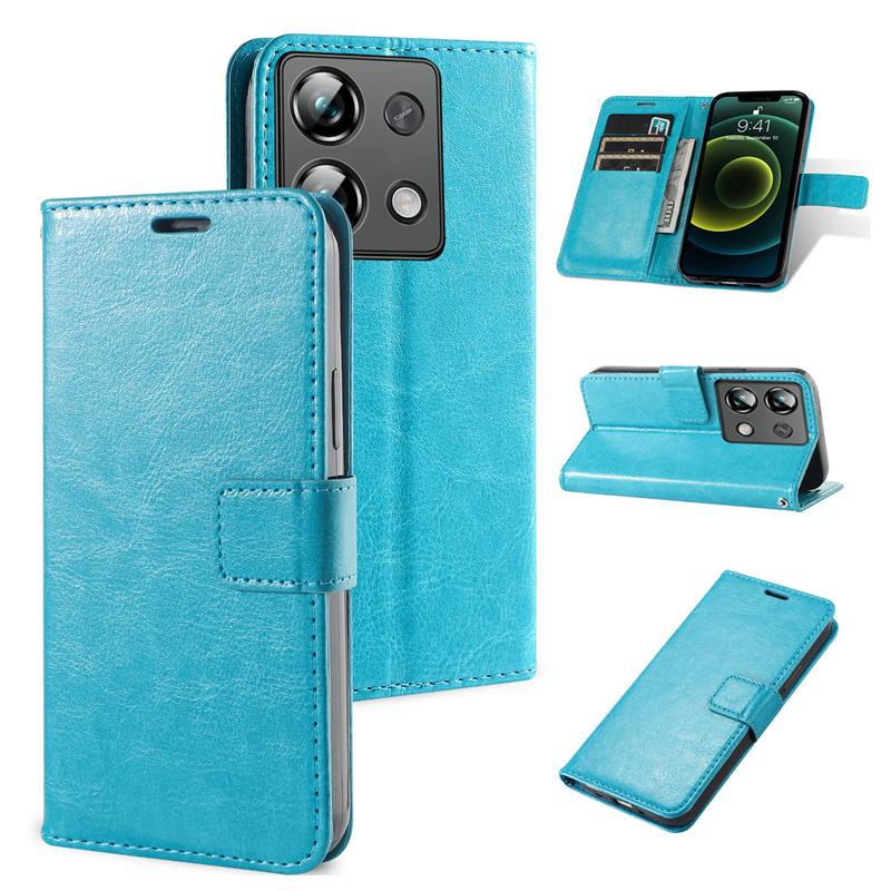 Кожаный чехол-книжка в стиле ретро для Xiaomi Redmi Note 13 Pro 12 12s 11 11s 10 9 Redmi A3 A2 A1 13C 12C 10C 11A 9C K70 K70E K60 K50 Ultra K40 K30, чехол-кошелек