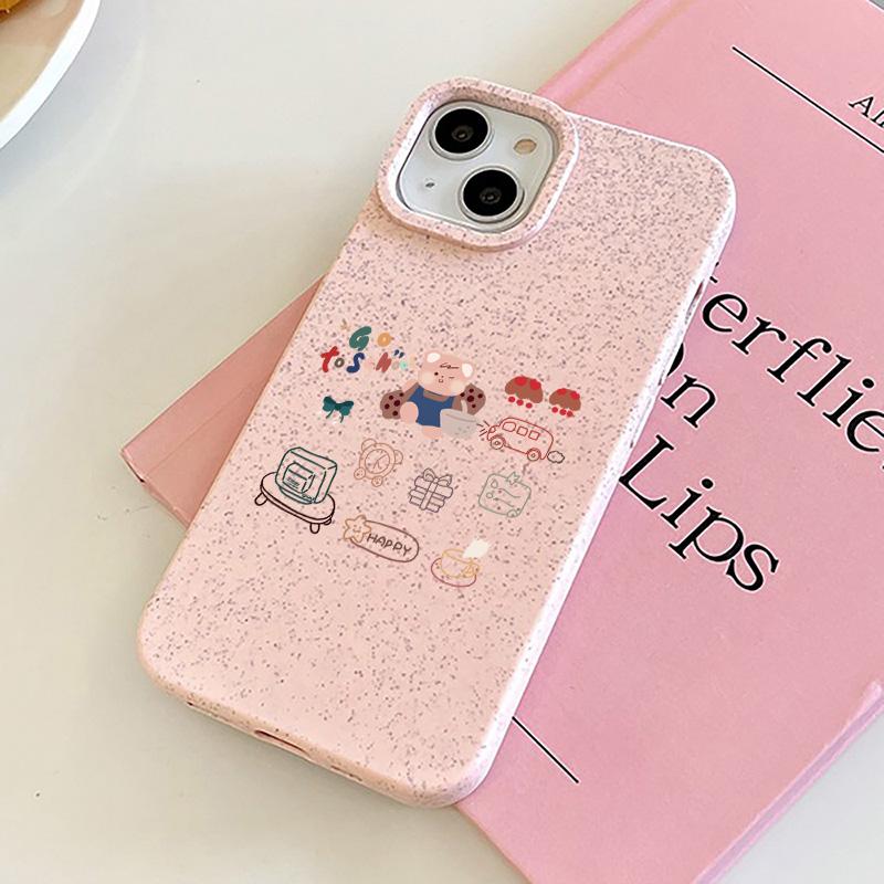 Mobile Phone Cases for iPhone 11 13 XR 15 Pro Max 12 14 Pro Max Case iPhone 16 7 Plus 8 Plus XS Max Degradable and Environmentally Friendly