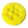 Seat Cushion Round Futon Design Furry Short Plush Surface Extra Thick Chair Floor Cushion Anti-Slip Design Solid Color Chair Cushion