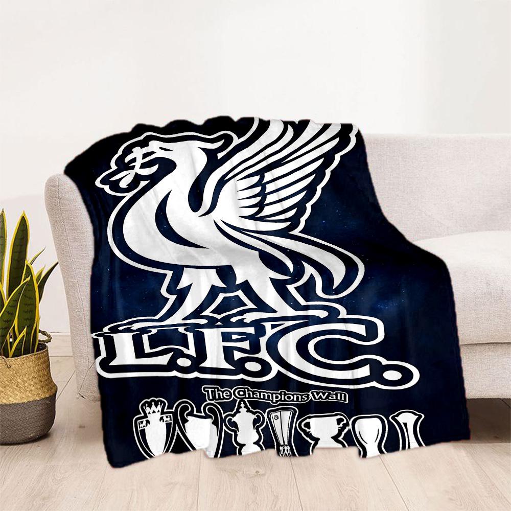 Liverpool Football Club Blanket Soft Warm Cozy Great For Picnics Office Chair Seaside Four Seasons Universal Modern