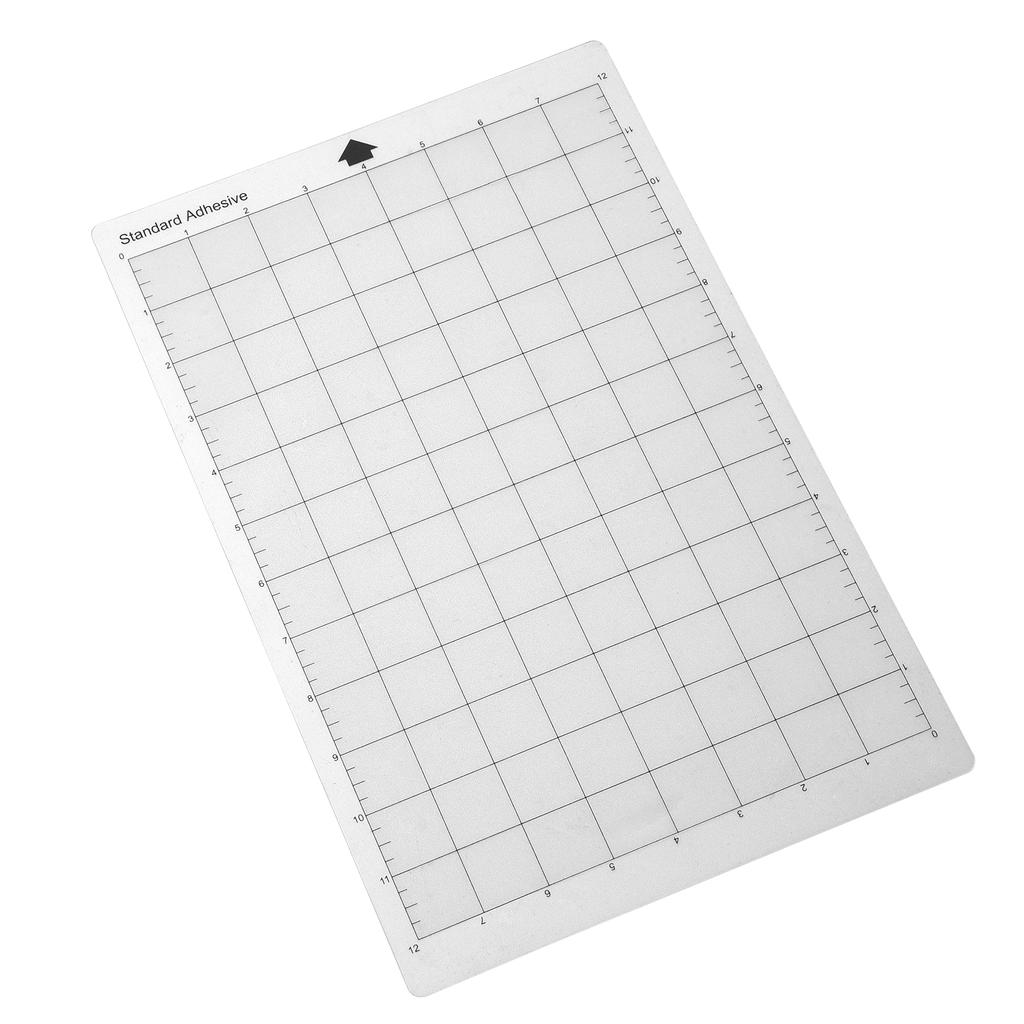 Replacement Cutting Mat Transparent Adhesive Cricut Mat Mat with Measuring Grid 8 by 12 Inch for Silhouette Cameo Cricut Explore Plotter Machine 5PCS