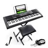 Alesis Electronic Keyboard 61 Keys Headphone Stand Chair Compact Online Lesson Included Melody 61 MKII