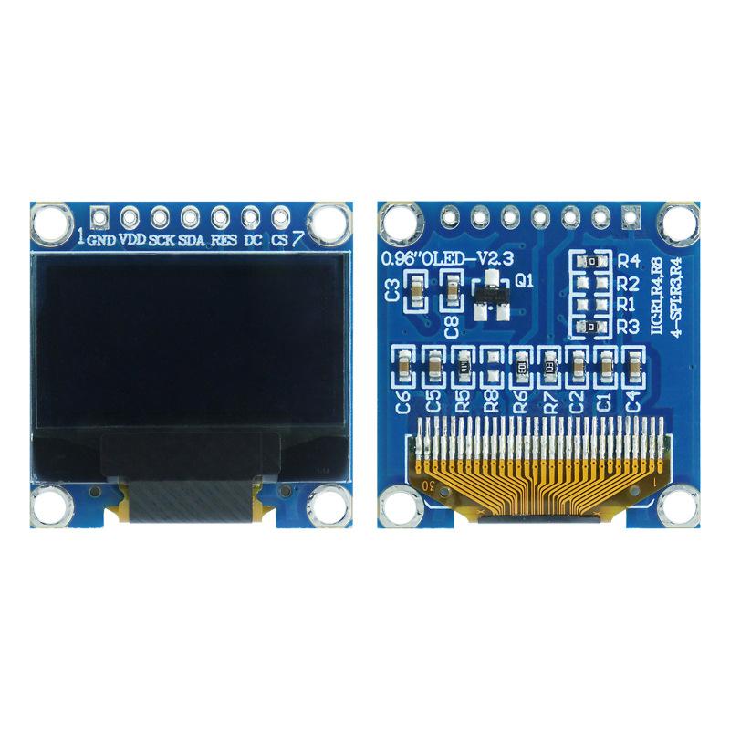 0,96-дюймовый OLED-дисплейный модуль I2C IIC 128x64 SS - D - 1306 3,3 В-5 В Синий/синий Желтый/Белый
