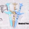 2Pcs Set 0.35mm Cute Camouflage Plane Model Neutral Pen Stationery Snow Firewire Cf Creative