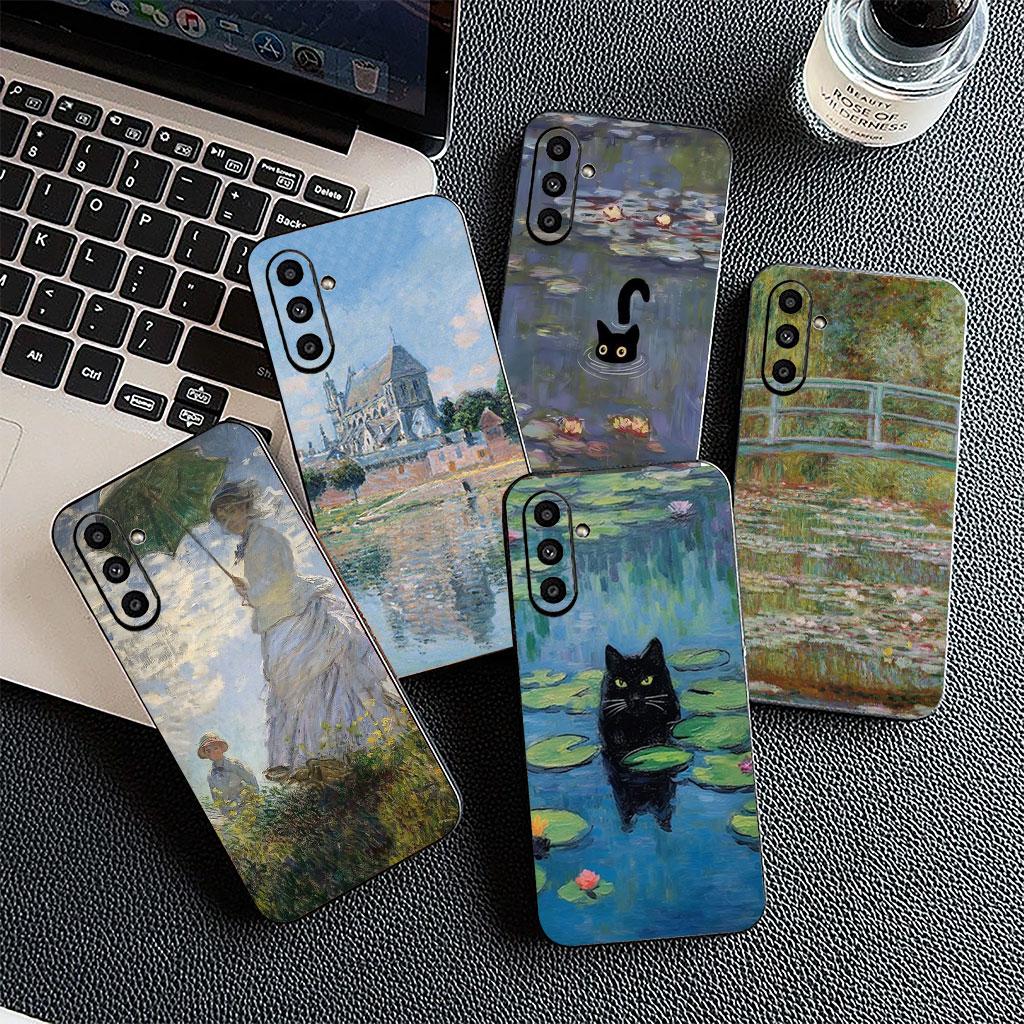 Cover for Apple iPhone 13 12 Mini XS 11 Pro Max 7 8 Plus + XR SE 2022 2020 SE3 Phone Case Claude Monet Impressionism Painter