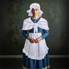 Белые шапки для толпы, оборки, фартук горничной-официантки, набор колониального костюма, аксессуары для костюма пионеров-девочек, для горничной, революционный