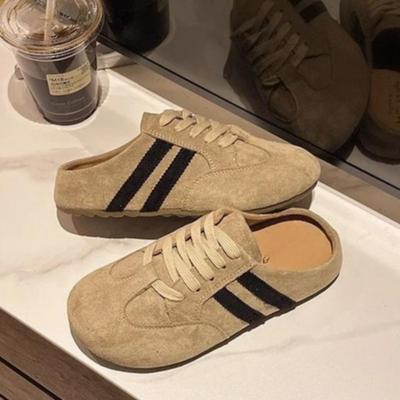 Мода 2025 Лето Новый Модный Тренд Женская Повседневная Обувь Модный Стиль Круглый Носок Мягкая Удобная Обувь на Плоской Подошве Уличная Повседневная Обувь