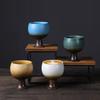 Ретро Керамическая Чашка Маленького Объема Бокал для Вина Высокой Ценности Кружка Грубая Керамика Кофейная Чашка Чашка для Подачи