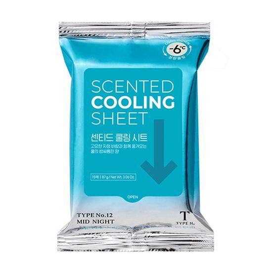 TYPE No. Охлаждающие листы с ароматом 15 листов (нет. 12 / Нет. 91)
