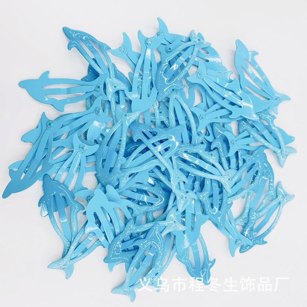 1 пара боковых заколок для волос, головной убор в виде дельфина для повседневного ношения, заколки для волос, аксессуар для волос в виде шпильки