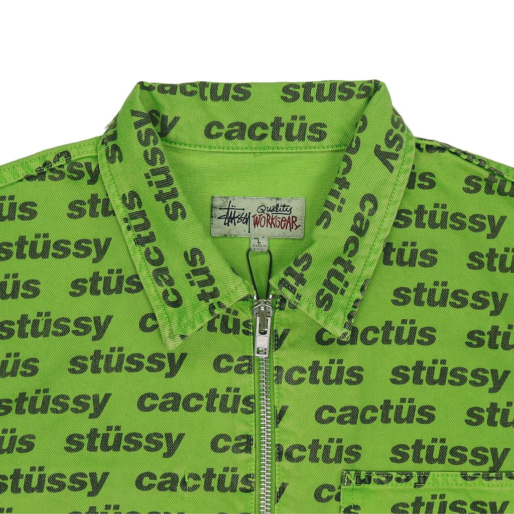 Stussy X CPFM Classic Letter Logo All Over Print Fashion Comfortable Loose American Vintage Denim Jacket Unisex jackets 315284