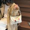 Cute Dachshund Tote Large Capacity Nylon Shoulder Bags Handbag Women Commute Casual Crossbody Bag Trendy Armpit Bag Gift