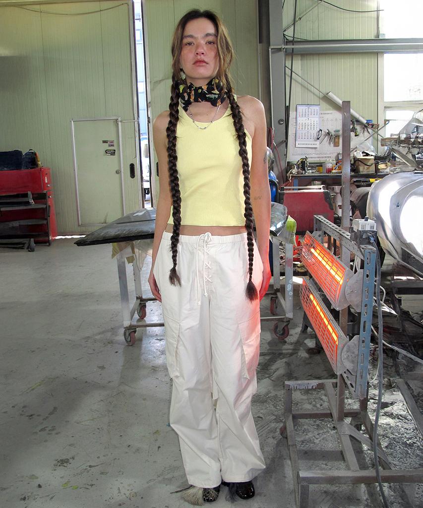 CENTAUR.KR Standard Solid Tank Top_Yellow