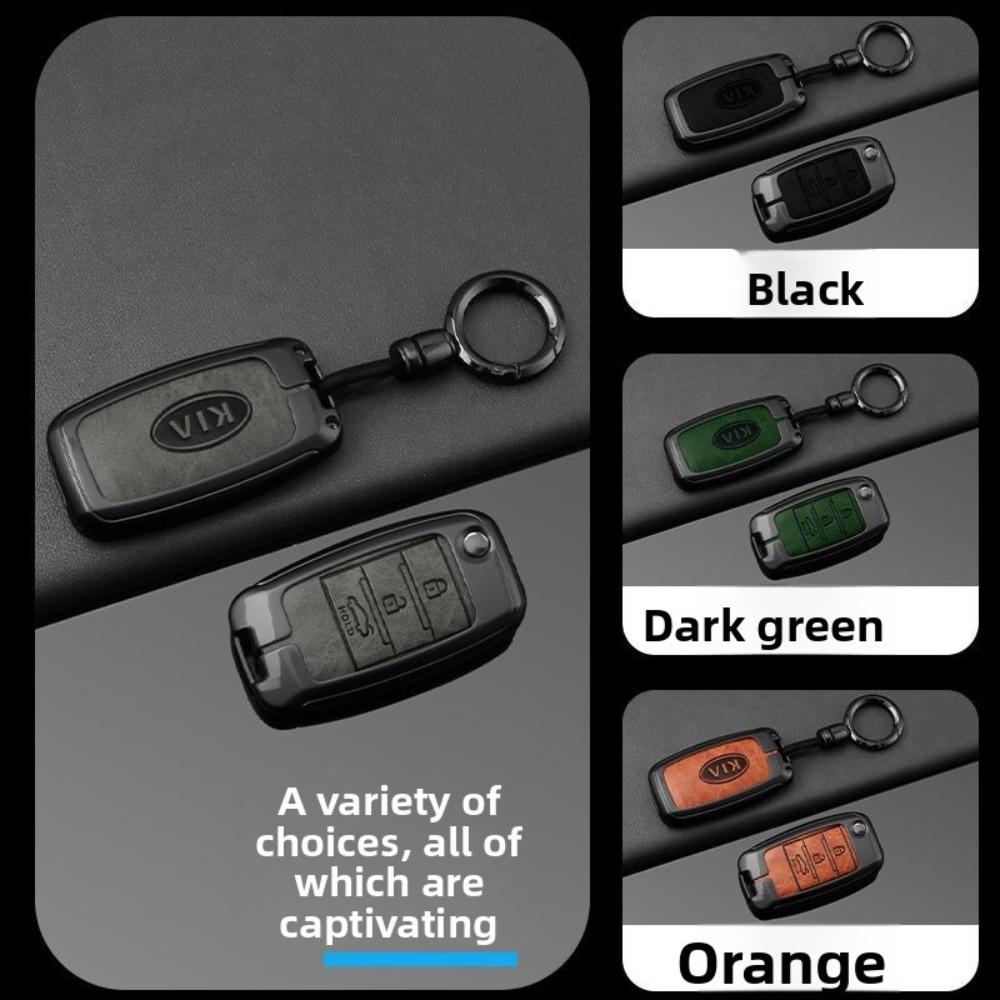 Durable for Kia Key Cover for KX3 KX5 K2 K4 Forte KXCross Sportage Seltos Rio Car Keys Protection