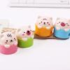 3 Pcs Cute Pig Animal Shaped Pencil Sharpeners Kid's Favorite School and Office Supplies Korean Stationery Multicolor Color