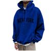 Men's Loose Printed Hooded Sweatshirt Men's Casual Fashion Sports Sweatshirt