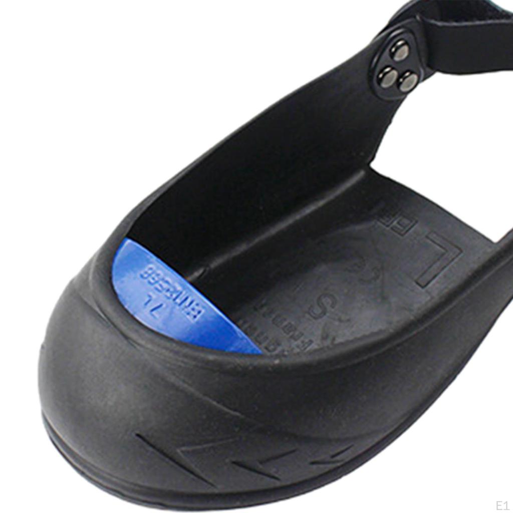 2 Pieces Anti Smashing Shoes Covers Overshoes Workplace Cover for Workplace, Rubber Adjustable