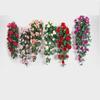 Artificial Rattan Vine Decoration Wall Hanging Roses Home Decor Wedding Door Christmas Fake Flower