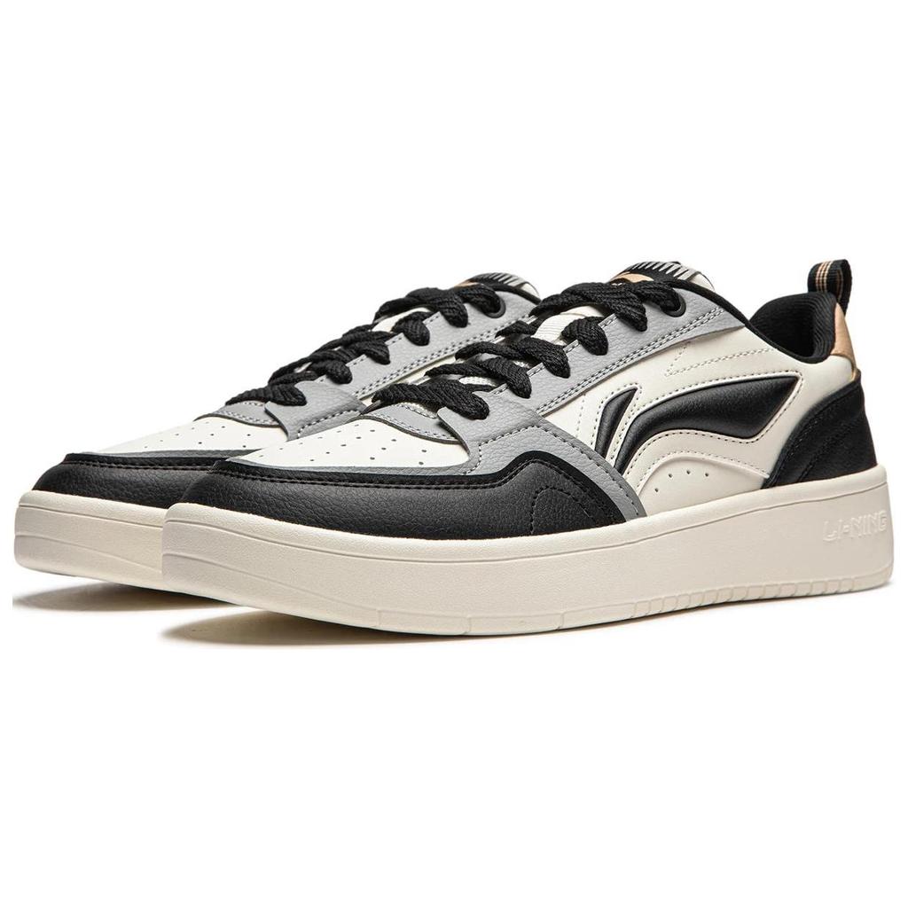 Li Ning Yuan Bao V2 Versatile Casual Comfortable Thick Sole Height Increasing Non-Slip Wear-Resistant Skate Shoes Men Skate Shoes AGCU111-6