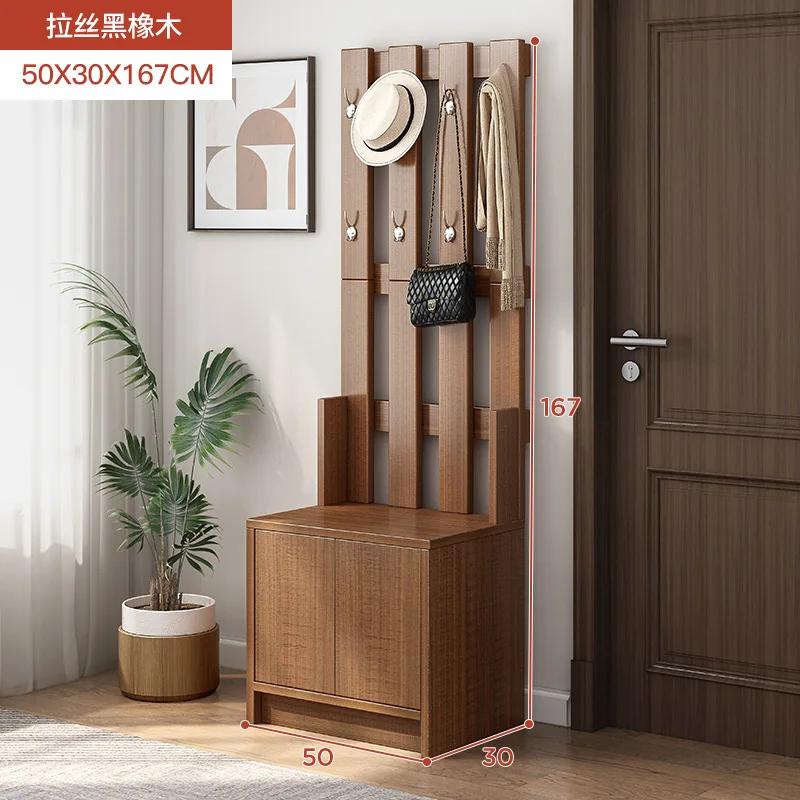 Многоуровневая простая деревянная полка для обуви, вертикальный органайзер для хранения, шкаф, прихожая, полка для обуви, минималистская мебель