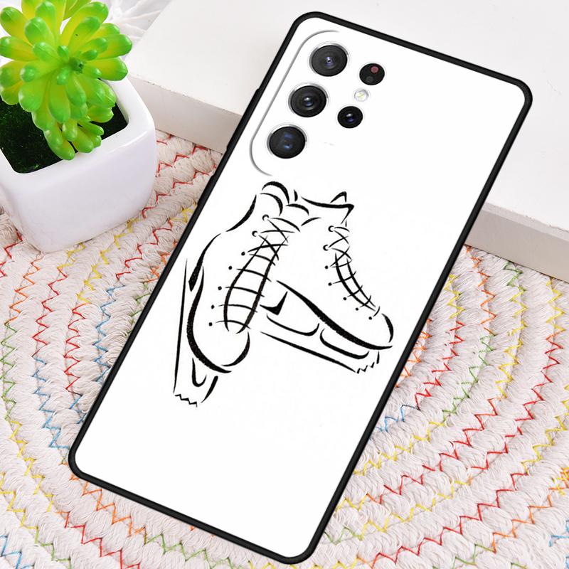 Чехол для телефона Фигурное катание Катание на коньках для Samsung Galaxy note 10 pro S26 Ultra S23 S24 FE S25 S21 S22 PLUS ударопрочный