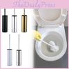 Holder Brush Toilet Brushed Nickel Stainles Steel Round Freestanding Toilet Bowl