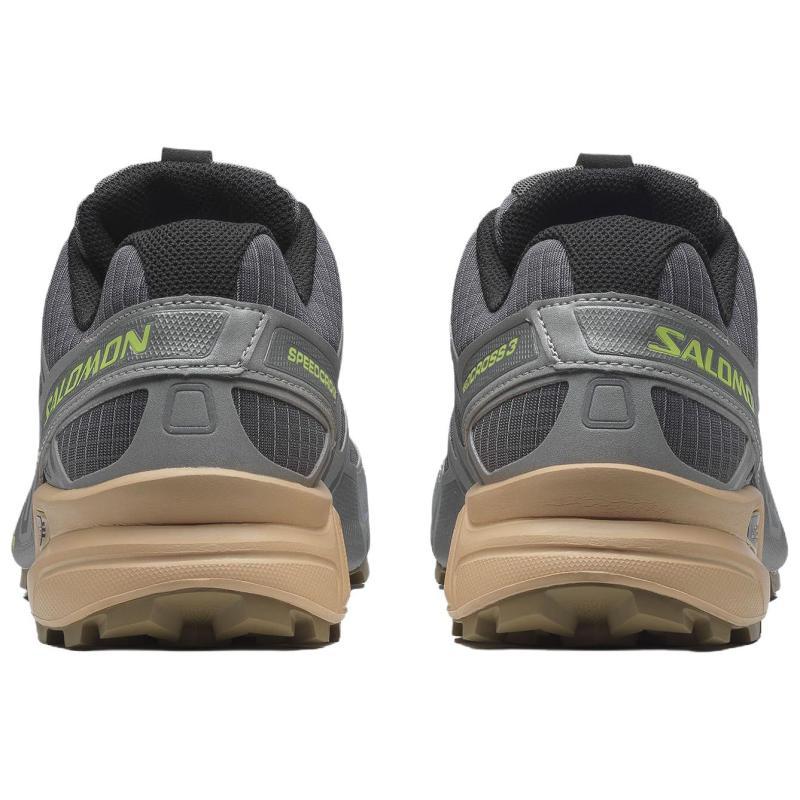 SALOMON Speedcross 3 Устойчивые к истиранию Дышащие Низкие Повседневные Беговые Кроссовки Унисекс Серые Кроссовки 477363