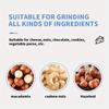 Многофункциональная ручная дробилка для арахиса, мельница для орехов, терка для сыра, ручной измельчитель, подходит для твердого сыра, шоколада, грецких орехов, орехов и т. д.
