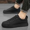 Breathable Men's Canvas Shoes Tide Shoes, Youth Plate Shoes Men Korean Fashion Casual Single Shoes