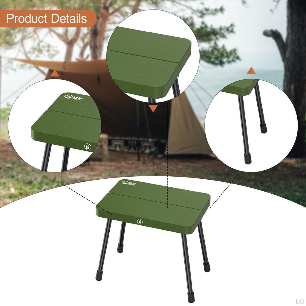 Aluminum Alloy Folding Camping Stool, Compact And Lightweight Chair, Small Bench for Beach