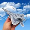Масштаб 1/100 F-22 Raptor Fighter Jet, литая модель самолета, охотничья игрушка