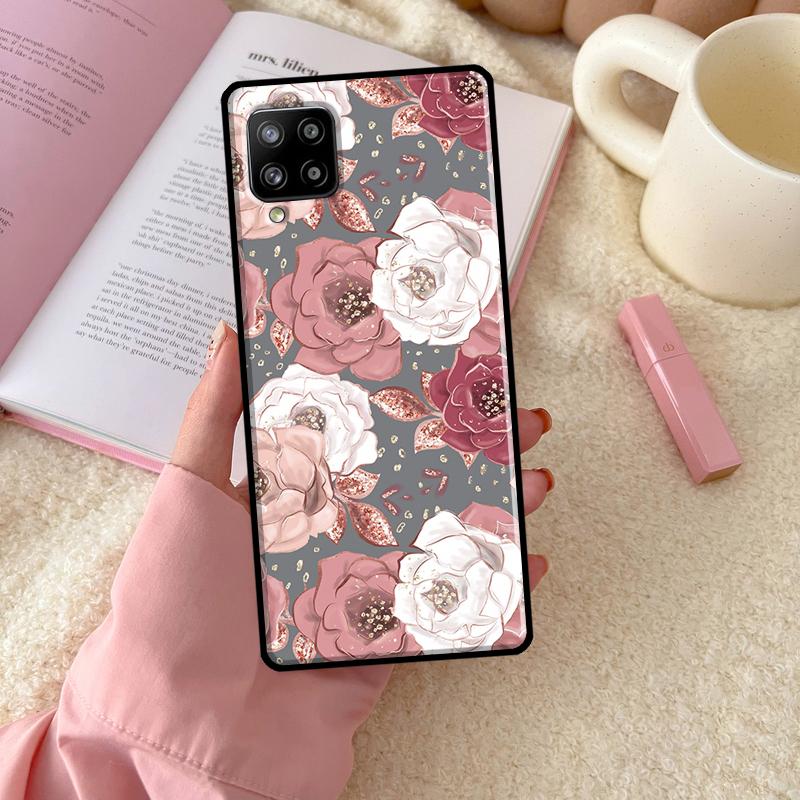 Любовь Розовое Золото Стиль Для Samsung Galaxy A55 A35 A15 A32 A12 A22 A52 A54 A34 A14 A56 A36 A26 A16 A13 A53 A06 Чехол