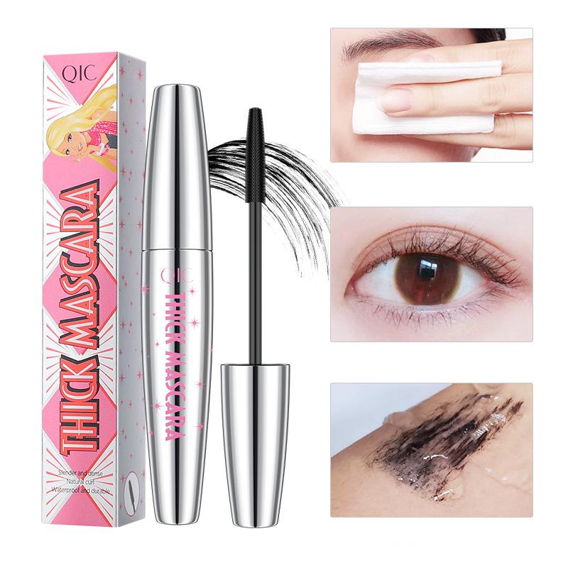 Long Mascara 4D Natural Thick Curling Water-proof Sweat-proof and Not Smudged