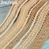2M Fashion Wedding Decoration Rustic Wrap Gift Packing Natural Burlap Hessian Jute Hemp Rope String