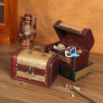 Креативная деревянная шкатулка в стиле ретро, подарочная упаковка, деревянная коробка, коробка для хранения свадебных конфет, реквизит для фильмов и телевидения, декоративные украшения