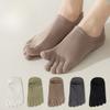 Men's Summer Mesh Five-finger Socks, Anti-cross-infection Split-toe Socks, Short Tube Invisible Cotton Socks